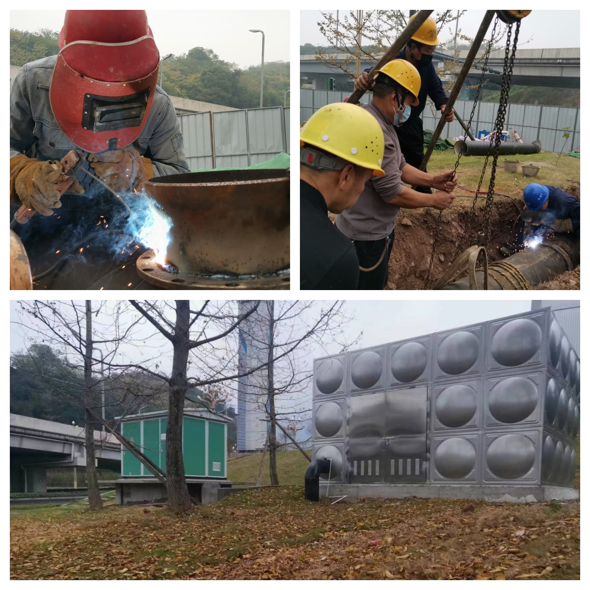 保供水·穩(wěn)水壓·促民生 臨港大學城臨時加壓泵站順利通水